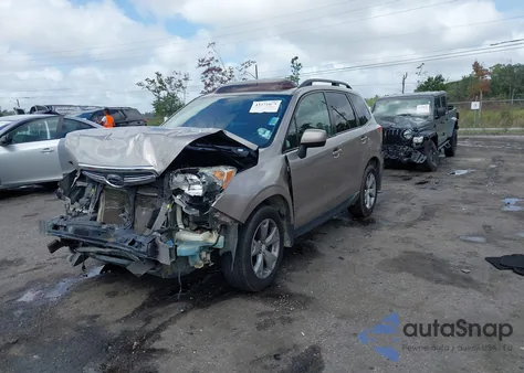 2016 Subaru Forester 2.5I Premium from USA, damaged, VIN JF2SJADC9GH468239
